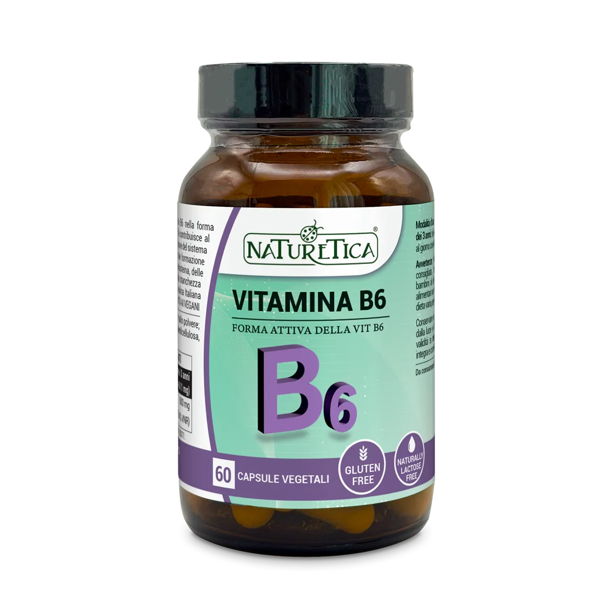 Naturetica Vitamina B6 attiva integratore stanchezza e sistema nervoso