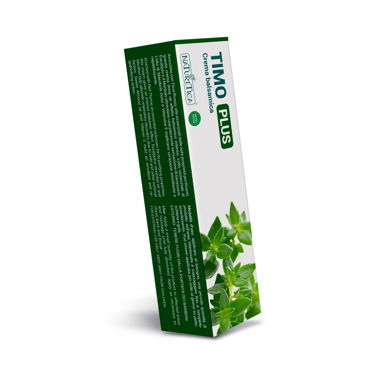 Naturetica Bielli Timo Plus pomata balsamica timo rosso