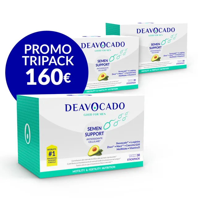 Deavocado Semen Support integratore fertilità uomo 90 bustine