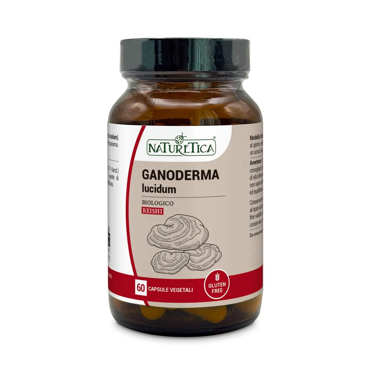 Naturetica Ganoderma Lucidum Reishi integratore difese vegano