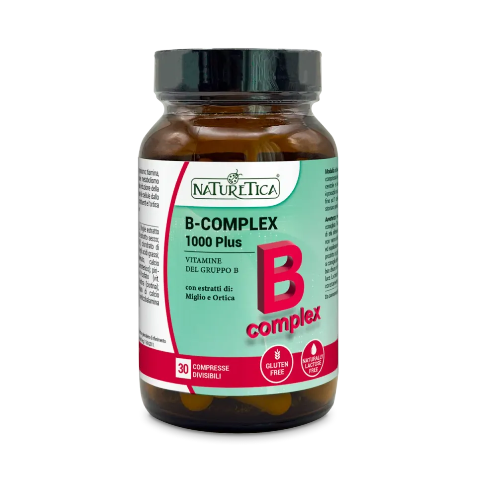 Naturetica Bielli B Complex 1000 Plus integratore miglio ortica