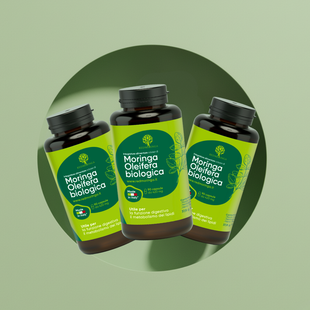 RedMoringa Moringa Oleifera Bio capsule 1 flacone metabolismo