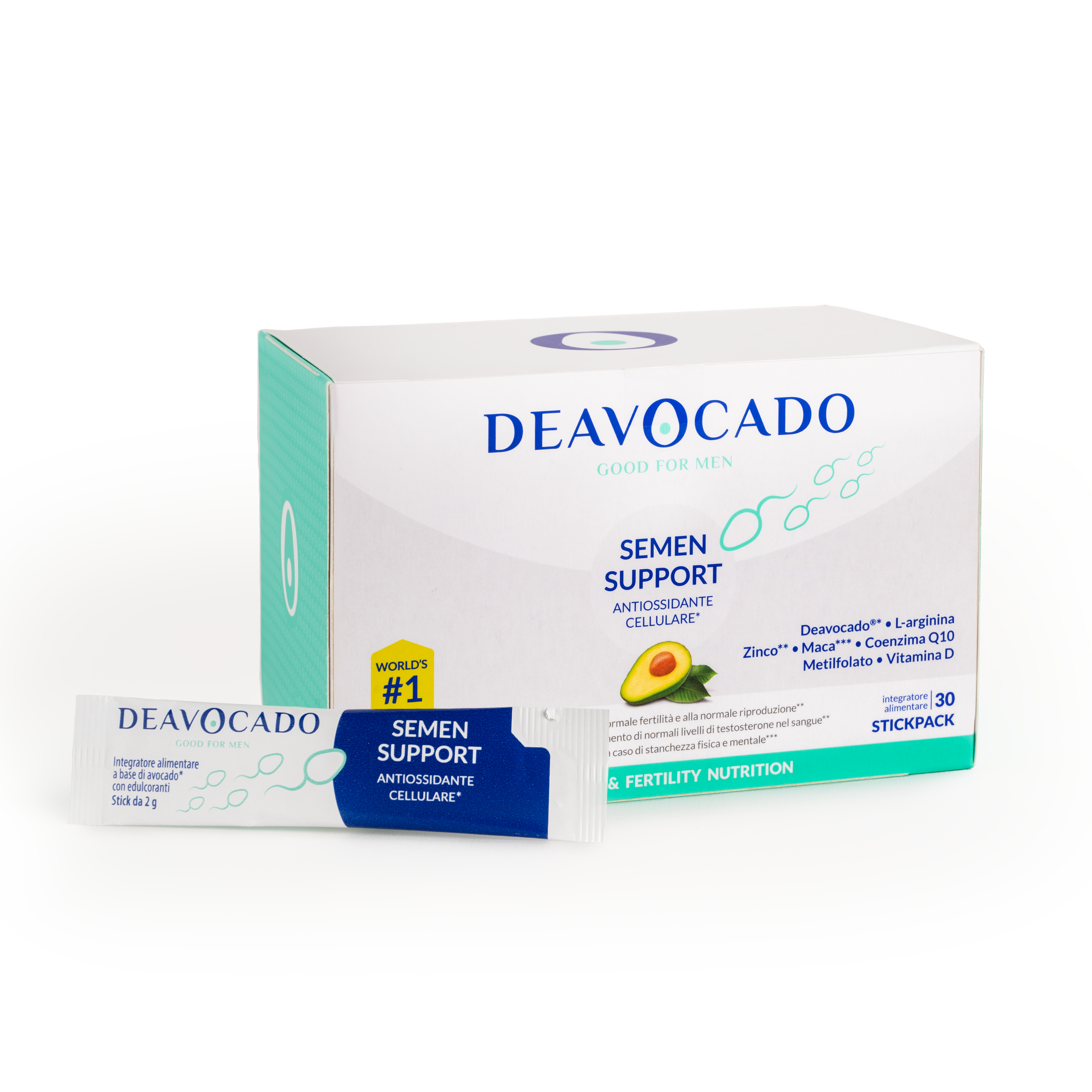 Deavocado Semen Support integratore fertilità uomo 30 bustine