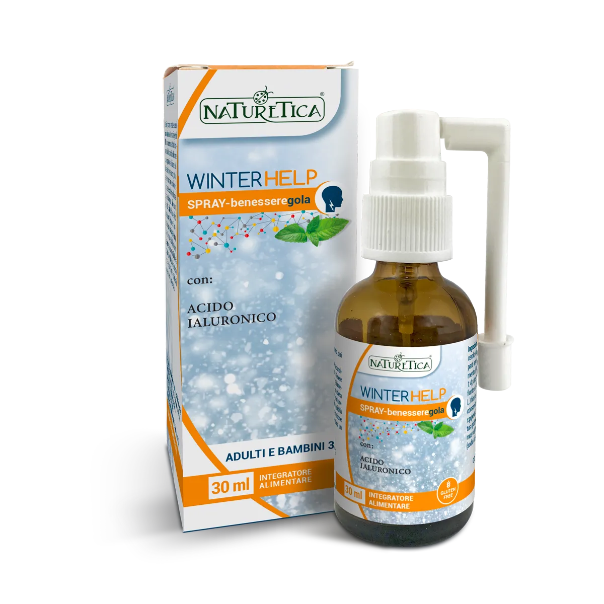 Naturetica Winter Help Benessere Gola integratore per la gola acido ialuronico