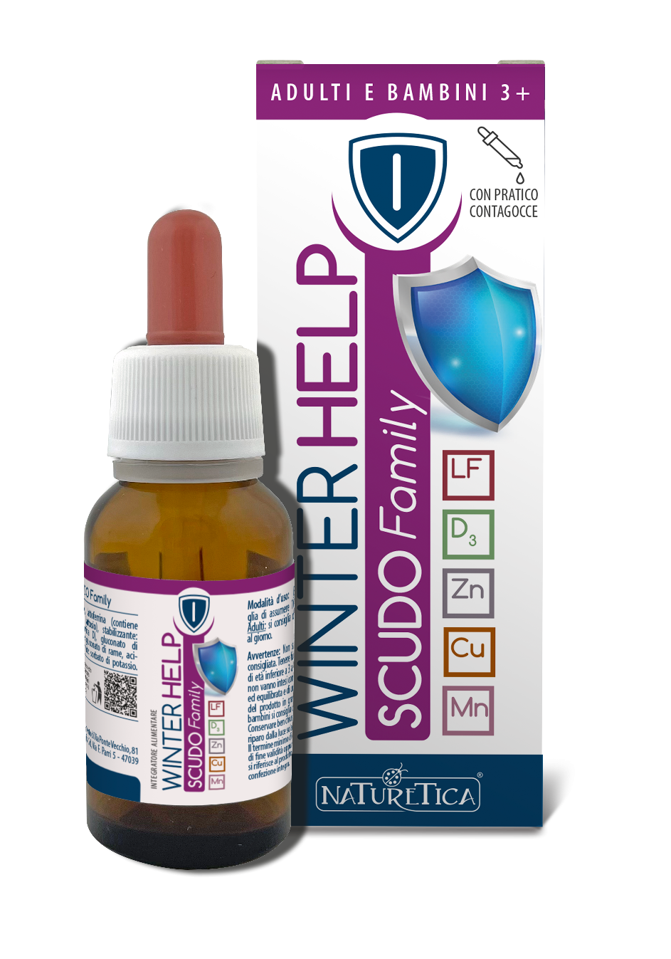 Naturetica Bielli Winter Help Scudo Family gocce difese