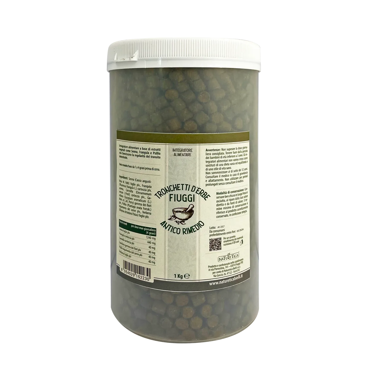 Naturetica Bielli Fiuggi tronchetti tisana 1 kg transito