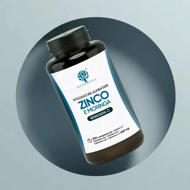RedMoringa Acne integratore zinco moringa 1 flacone