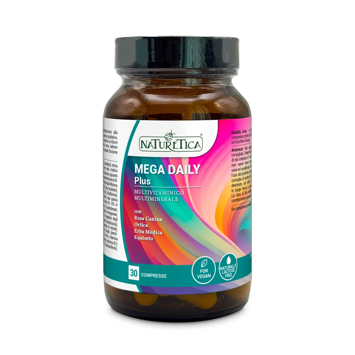 Naturetica Mega Daily Plus multivitaminico stanchezza vegano