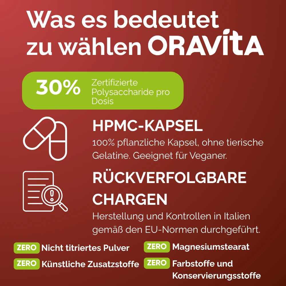 Oravita Shiitake Estratto Titolato capsule 1 flacone difese