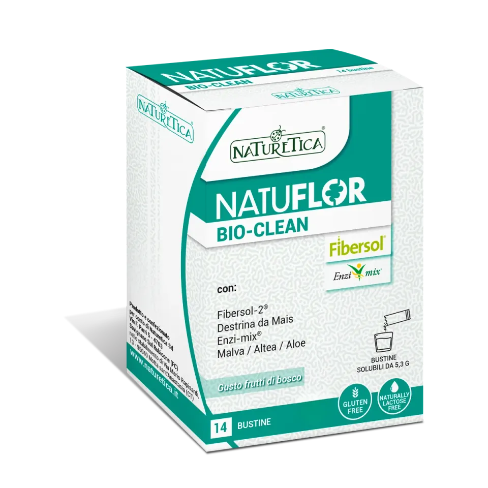 Naturetica Natuflor Bio-Clean integratore fibre intestino
