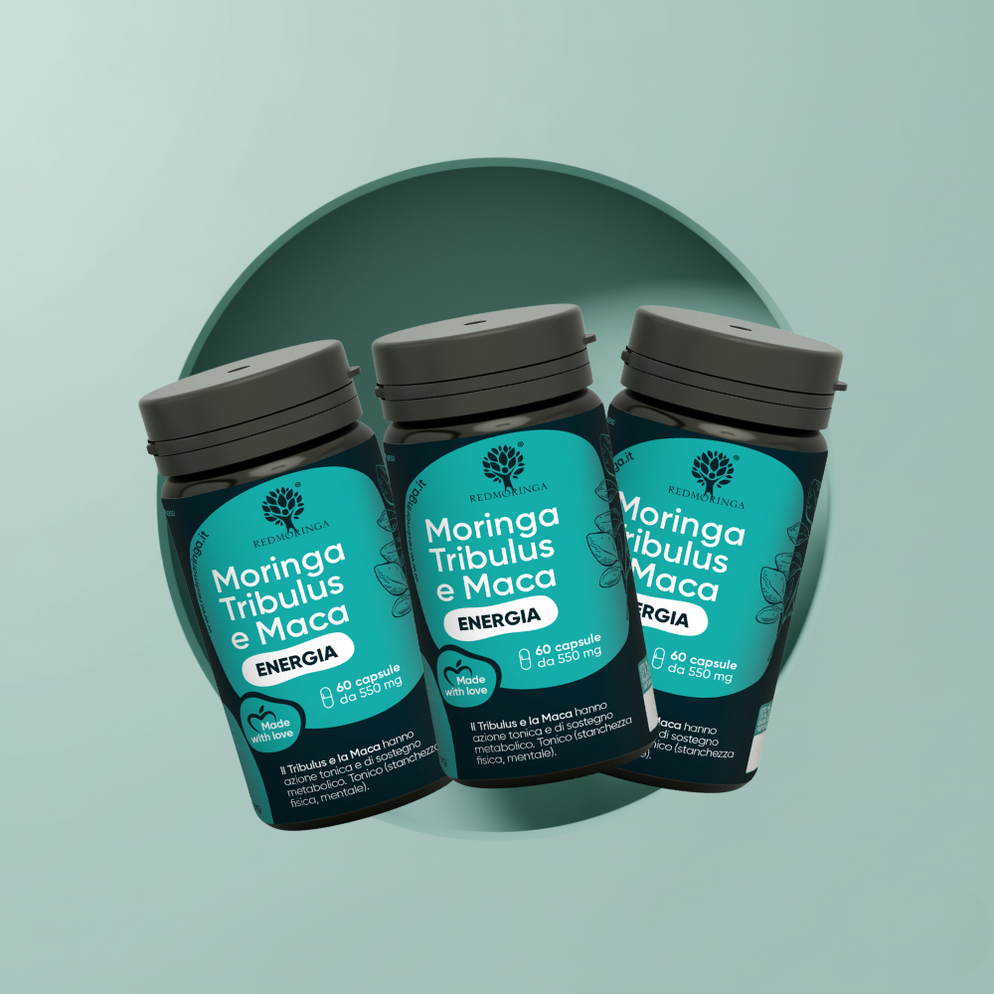 RedMoringa Tribulus Terrestris integratore 90% saponine