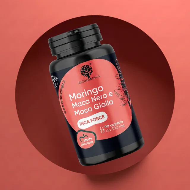 RedMoringa Inca Force maca nera gialla integratore energia