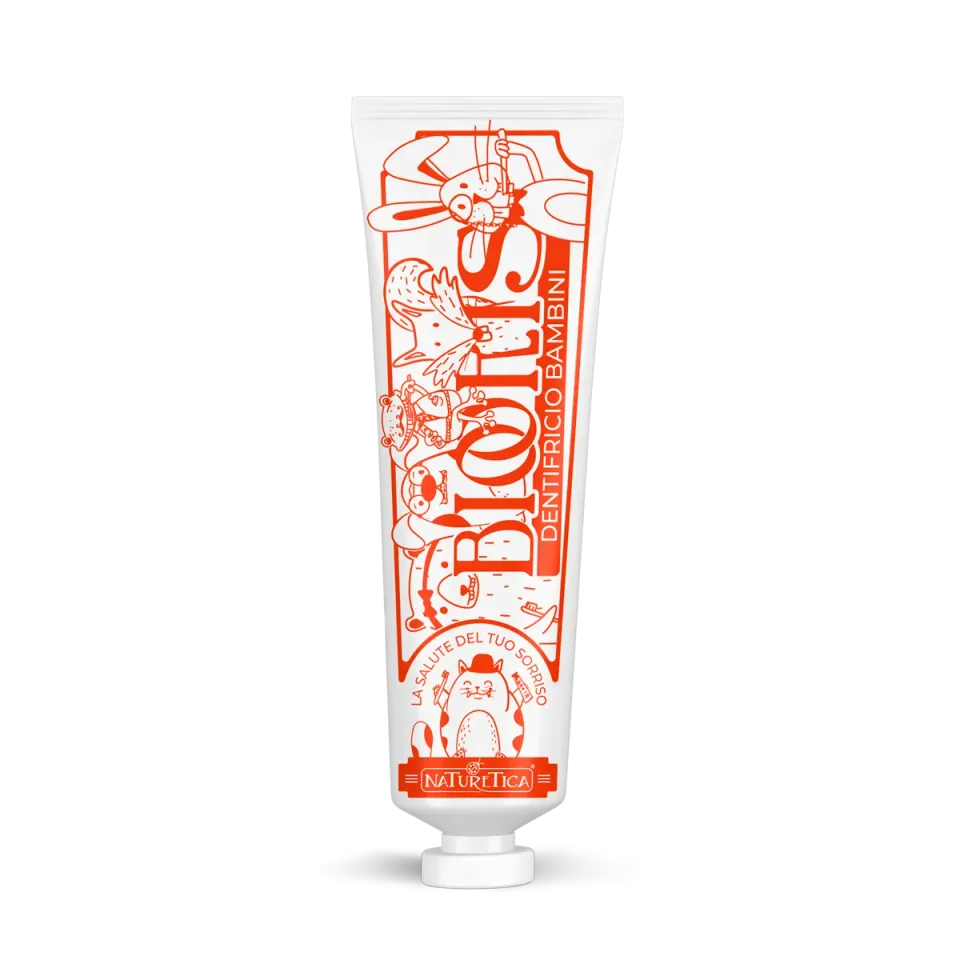 Naturetica Bielli Biooris Bambini dentifricio bio tutti frutti