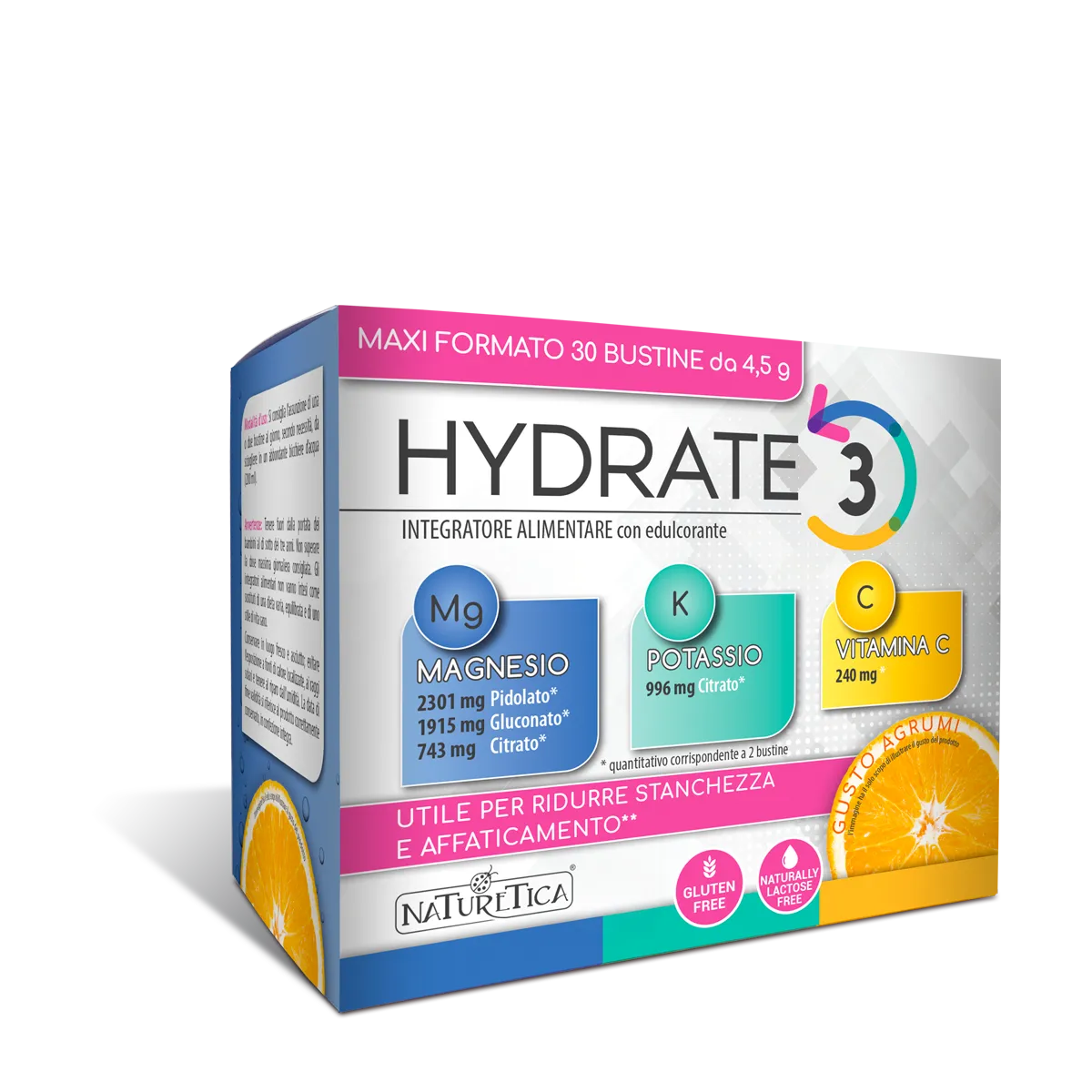 Naturetica Bielli Hydrate 3 integratore magnesio agrumi