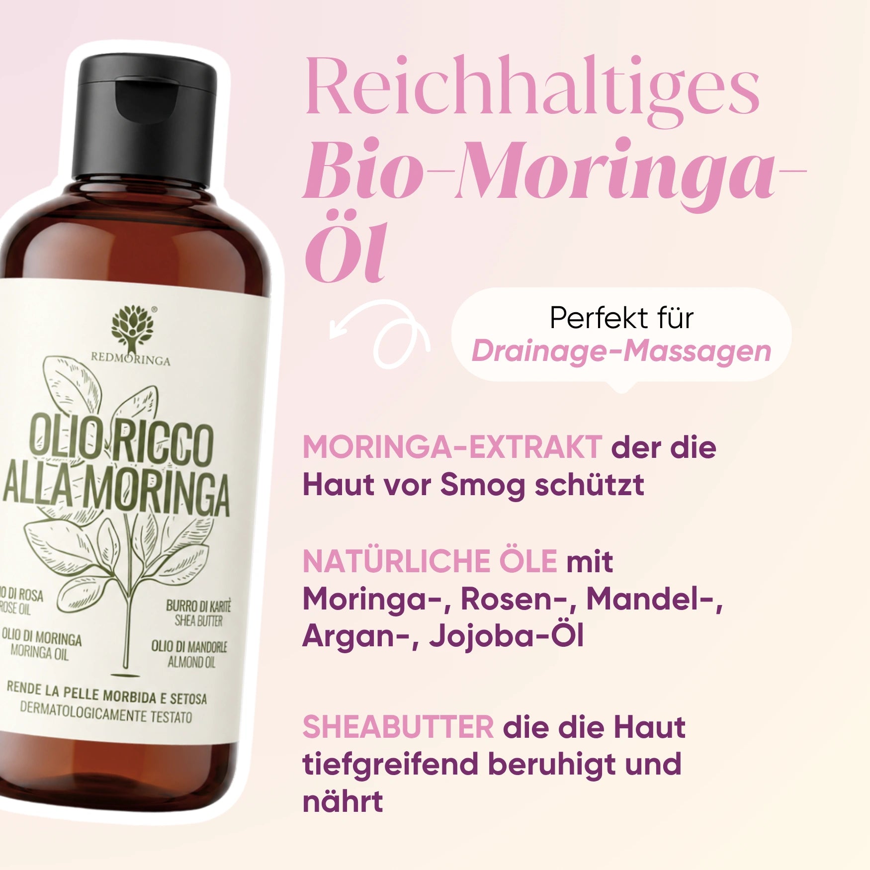 RedMoringa Kit Estate trattamento anticellulite 4 pezzi microcircolo