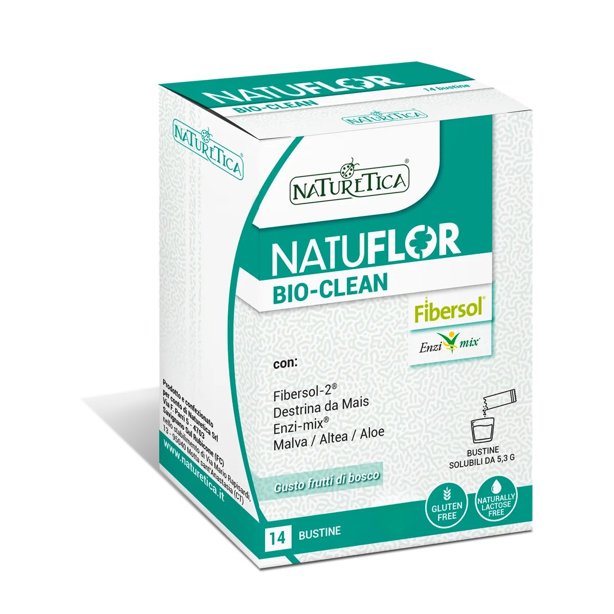 Naturetica Natuflor Bio-Clean integratore fibre intestino