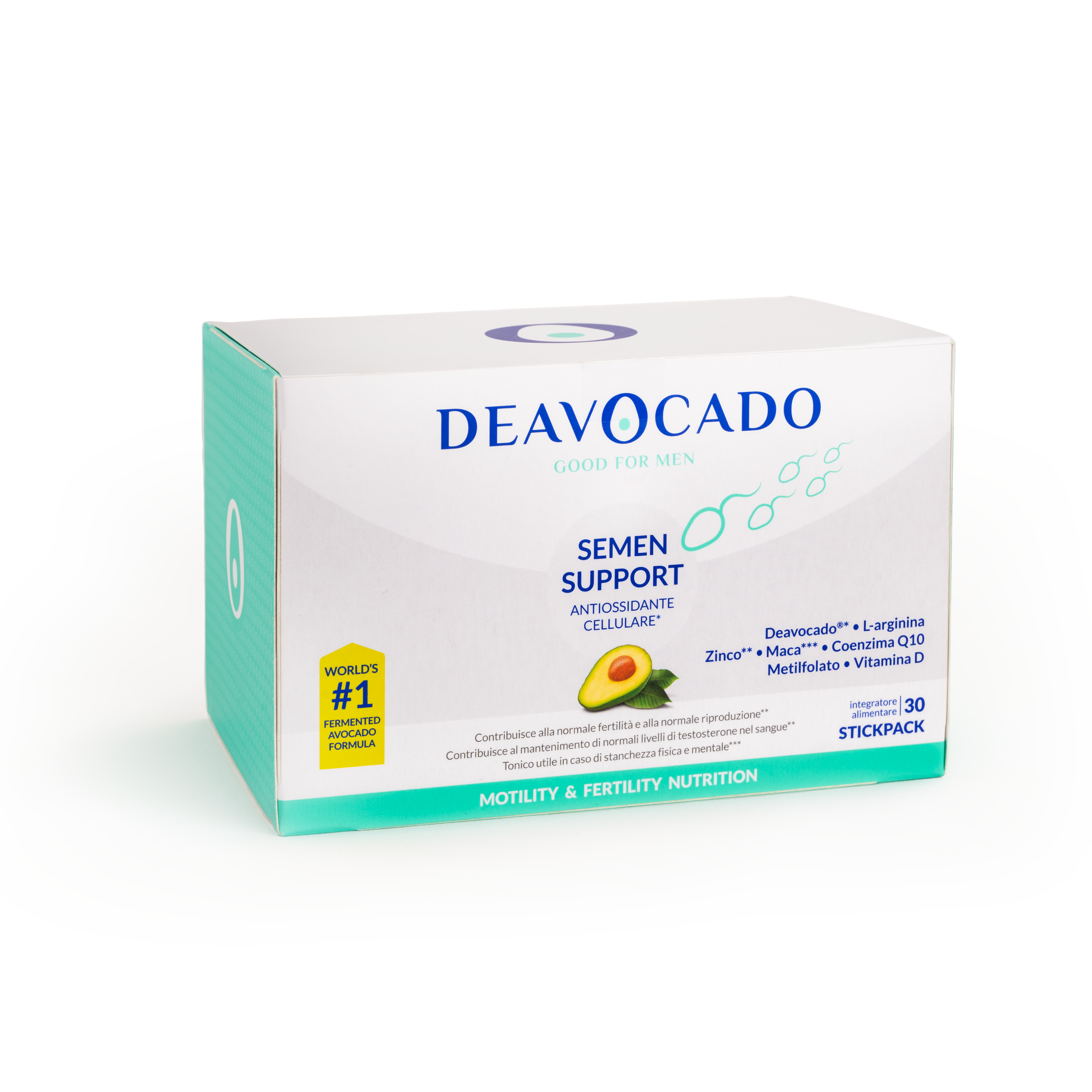 Deavocado Semen Support integratore fertilità uomo 90 bustine