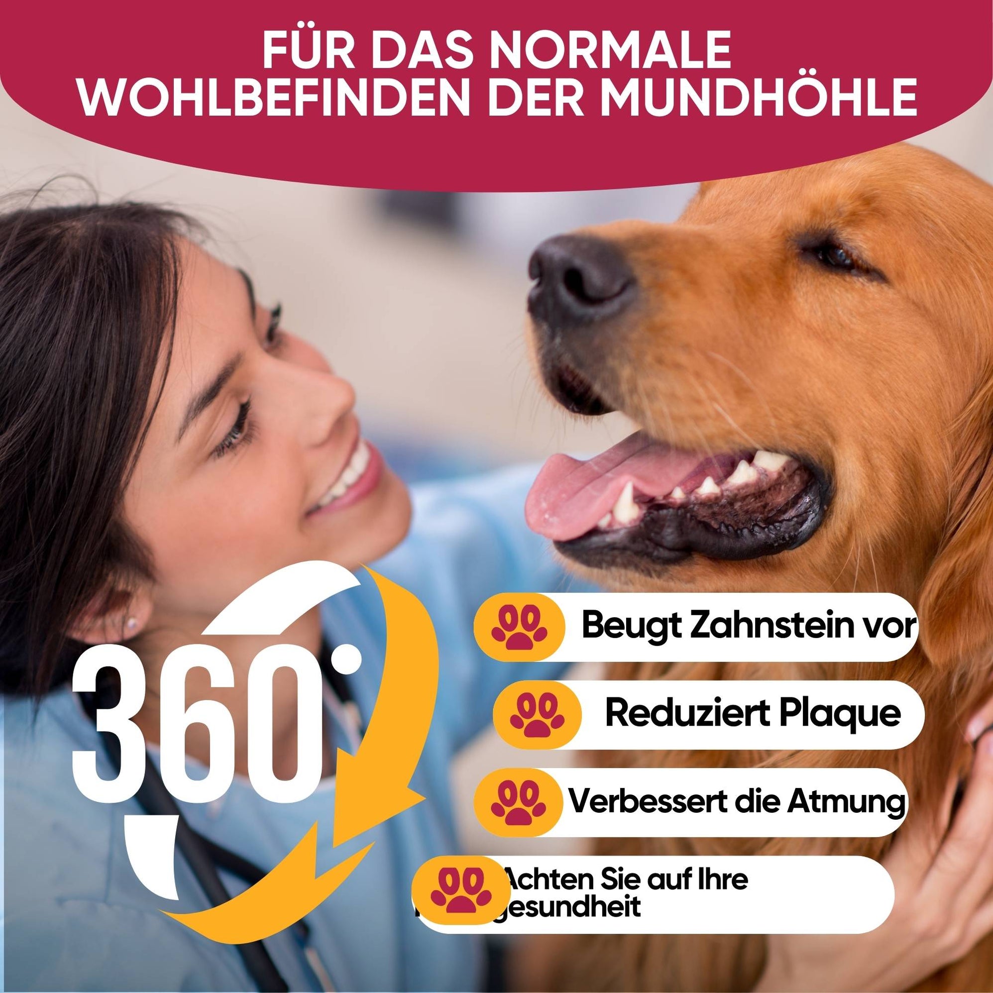 RedMoringa WellWoof Oral Care integratore cane anti-tartaro