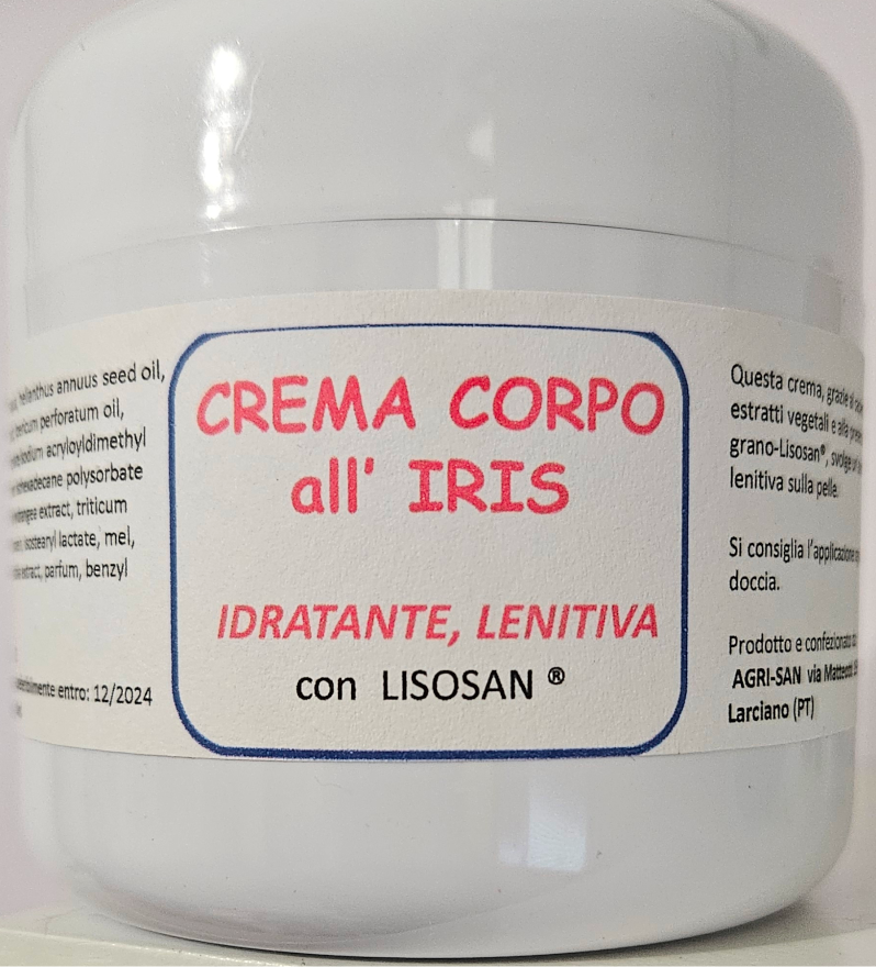 Agri-San Iris crema corpo idratante 200 ml lenitiva
