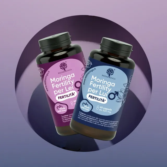RedMoringa Moringa Fertility Lui & Lei trattamento fertilita 1 mese