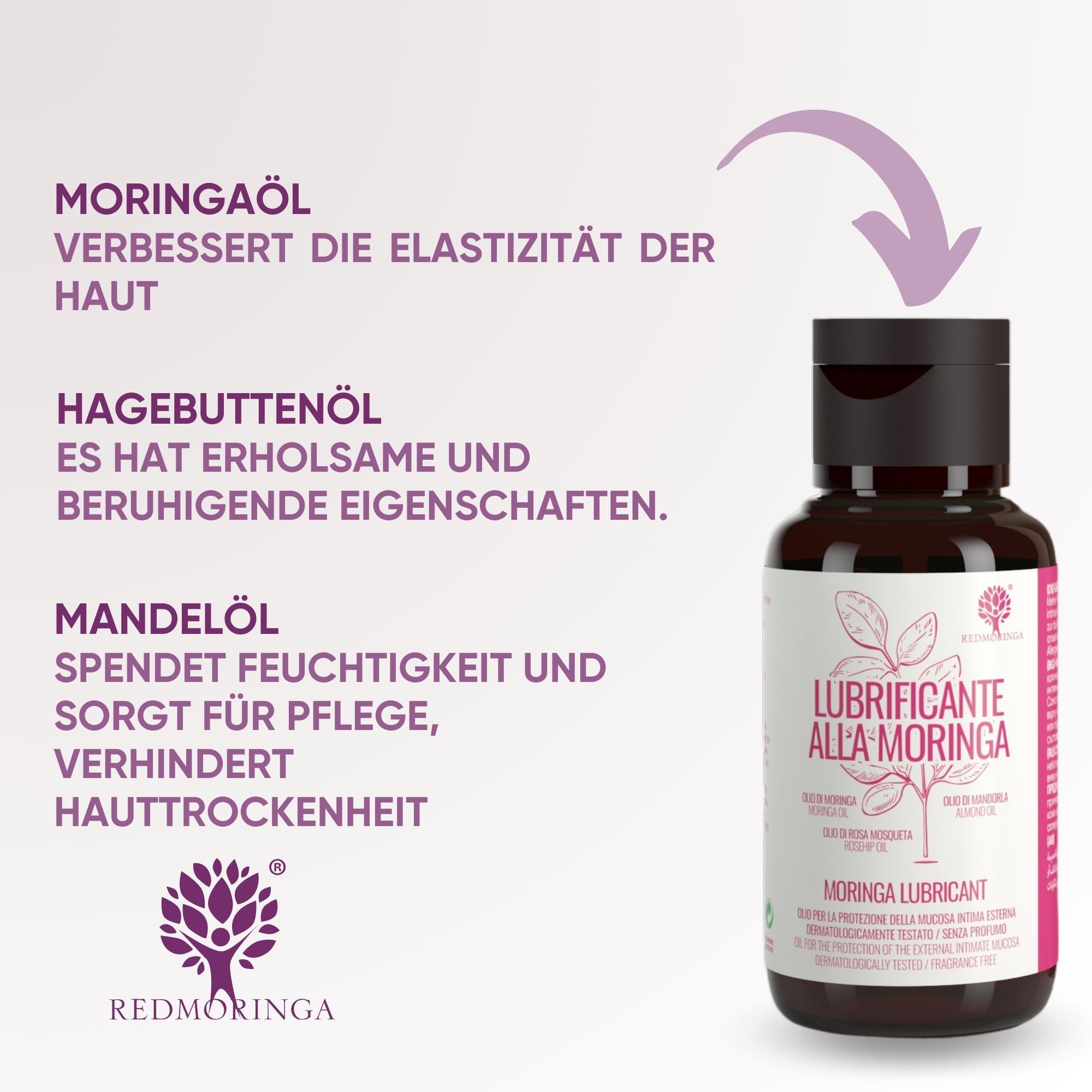RedMoringa Lubrificante Intimo naturale moringa 100 ml