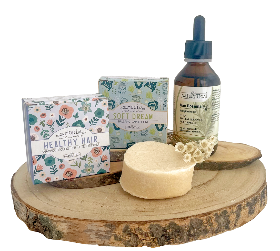 Naturetica Bielli Box Regalo N3 speciale capelli 3 pezzi rosmarino