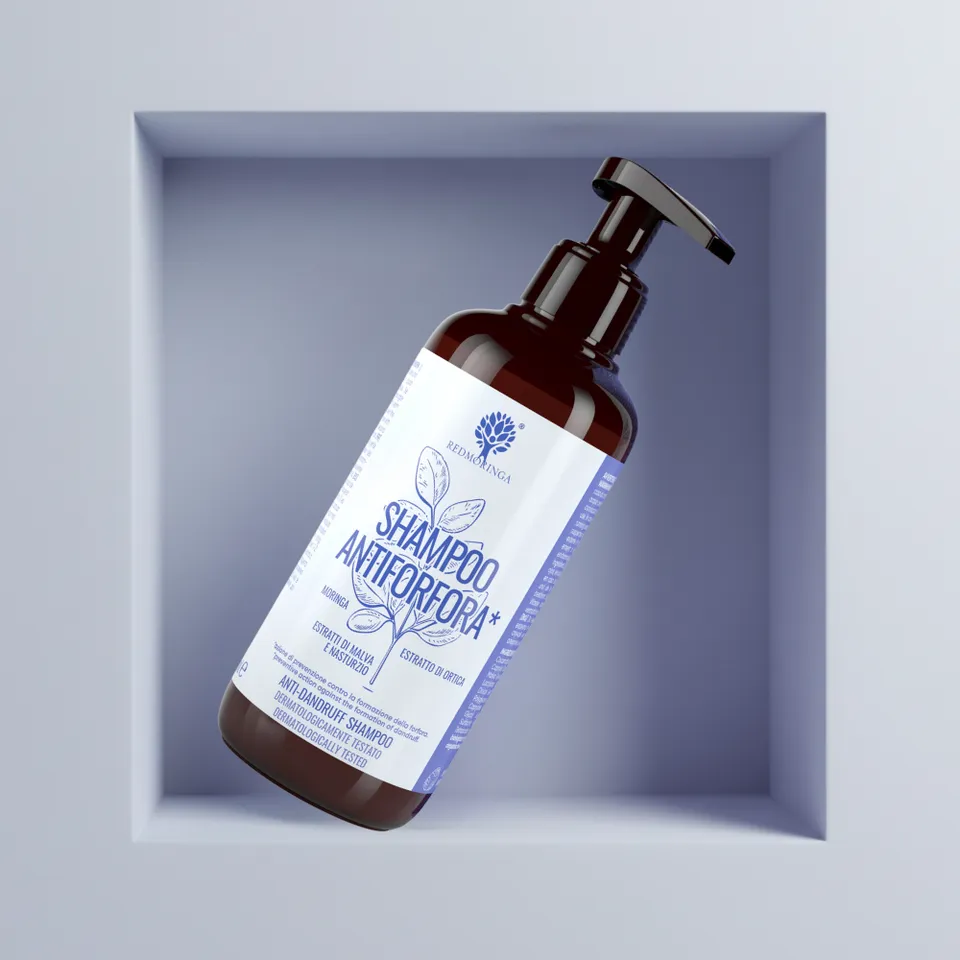 RedMoringa Shampoo antiforfora bio moringa nasturzio e ortica